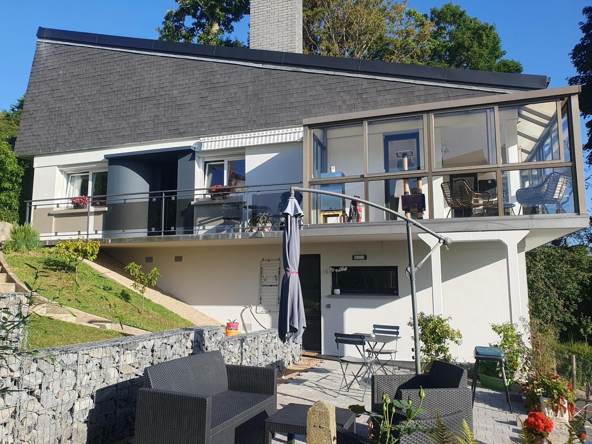 Du Haut Des Rives - Bel Appt Pour 4 Caudebec-en-Caux Esterno foto